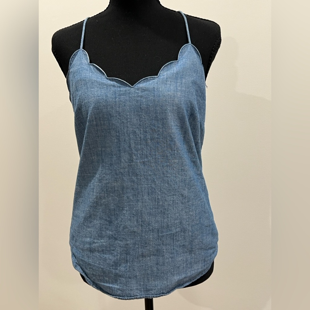 J. Crew Denim Blue Camisole Top